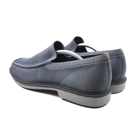 Mark Nason Men\'s Bayshore Charcoal Gray Dress Knit Slip-On Loafer Size 10  68243